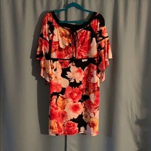 Lovely floral dress. Worn once to wedding.